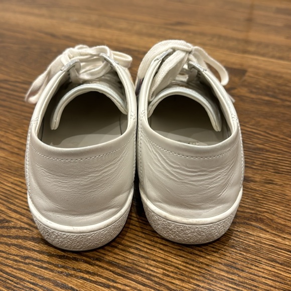 Gucci White Leather Ace Bees and Stars Embroidered Lace Up Sneakers Size 37.5 - Picture 5 of 8